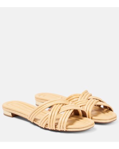 Aquazzura Mules Oahu - Neutre