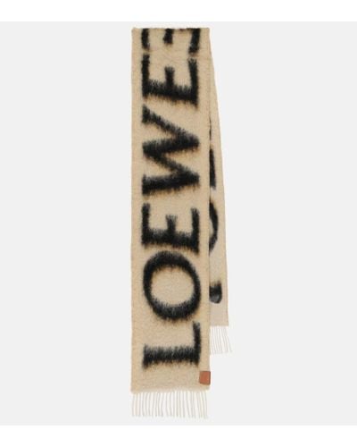 Loewe Schal aus einem Wollgemisch - Mettallic
