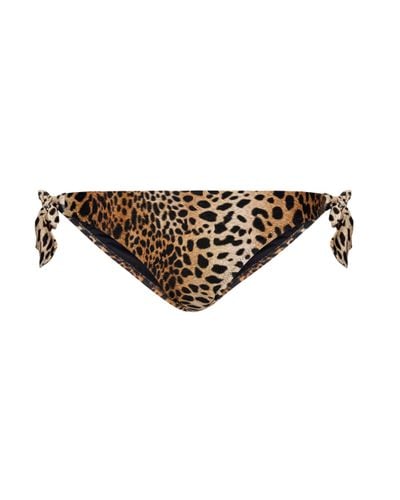 Melissa Odabash Ponza Cheetah-print Bikini Bottoms - Brown