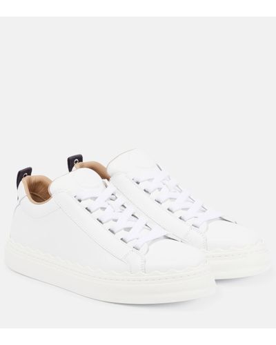 Chloé Nama Wedge Trainer - White