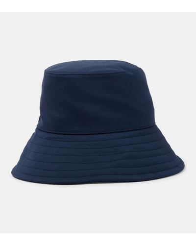 Loro Piana Zita Technical Bucket Hat - Blue