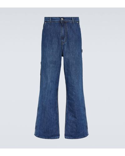 Our Legacy Jean ample Joiner a taille mi-haute - Bleu