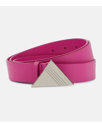 The Attico Guertel aus Leder - Pink