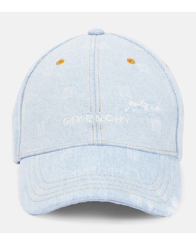 Givenchy 4g Denim Cap - Blue
