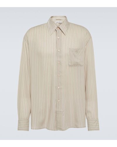 Our Legacy Above Striped Shirt - White