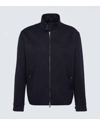 Lardini Blouson aus Schurwolle - Blau