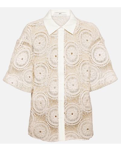 Sir. The Label Atacama Crochet Linen-blend Shirt - Natural