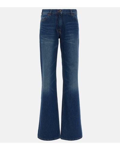 Magda Butrym Low-rise Flared Jeans - Blue