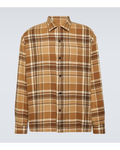 Polo Ralph Lauren Checked Cotton Flannel Shirt - Brown