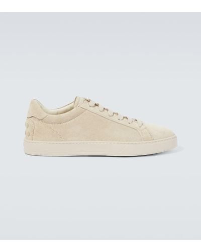 Tod's Suede Sneakers - White