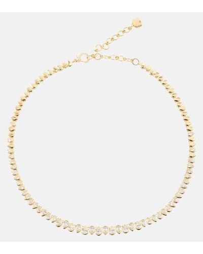 SHAY Halskette aus 18kt Gelbgold mit Diamanten - Natur