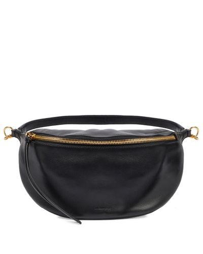 Jil Sander Small Leather Belt Bag - Black