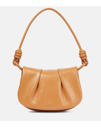 Loewe Paseo Leather Shoulder Bag - Brown