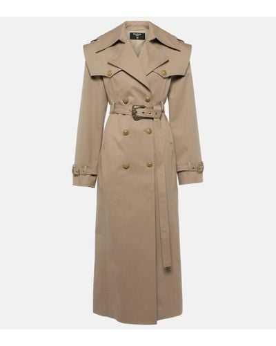 Balmain Trench-coat en coton - Neutre