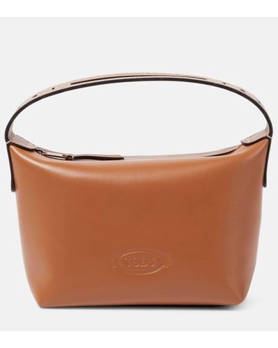 Tod's Kate Mini Leather Tote Bag - Brown