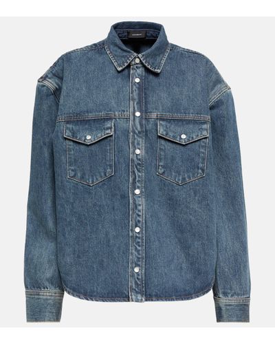 Wardrobe NYC Veste oversize en jean - Bleu
