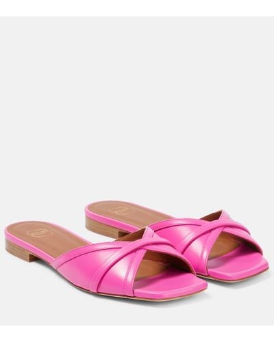 Malone Souliers Perla Leather Sandals - Pink
