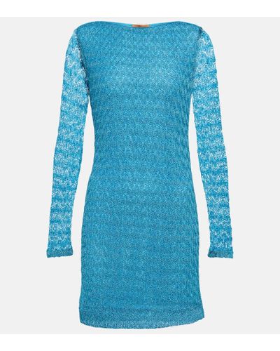 Missoni Knit Minidress - Blue