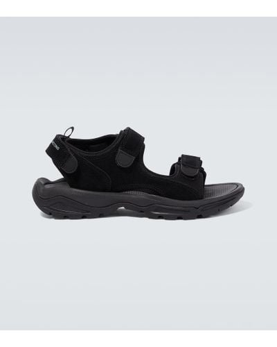 Comme des Garçons Leather Sandals - Black