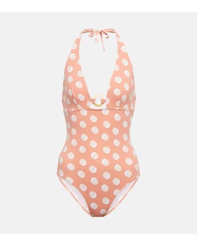 Eres Sommeil Lune Printed Swimsuit - Pink