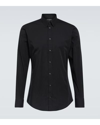 Dolce & Gabbana Hemd aus einem Baumwollgemisch - Schwarz