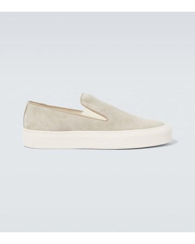 Common Projects Slip-on in suede - Bianco