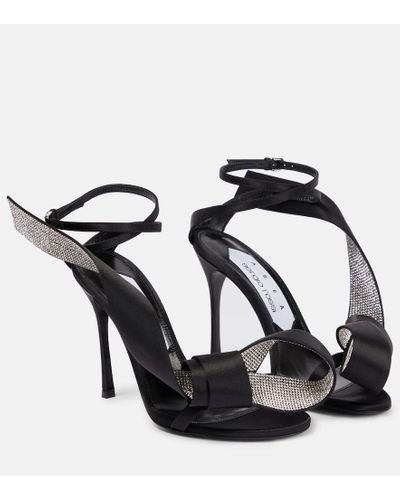 Area X Sergio Rossi Verzierte Sandalen Marquise - Schwarz