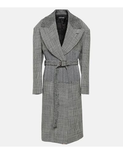 Tom Ford Virgin Wool Coat - Gray