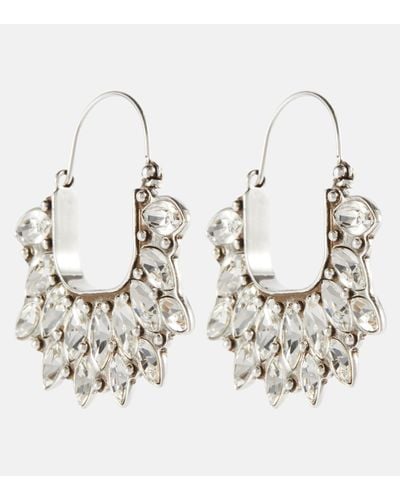 Isabel Marant Celenia Embellished Earrings - Metallic