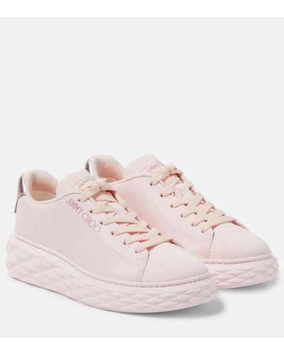Jimmy Choo Diamond Light Maxi Sneakers - Pink