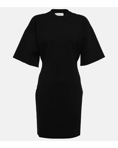 Sportmax Ornati Jersey Minidress - Black