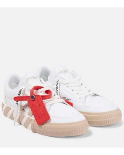 Off-White c/o Virgil Abloh Sneakers Low Vulcanized Canvas - Bianco