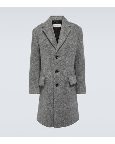 Dries Van Noten Wool-blend Coat - Grey