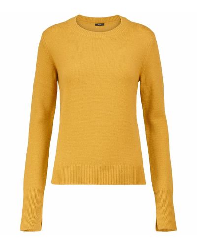 JOSEPH Cashmere Knit Sweater - Yellow