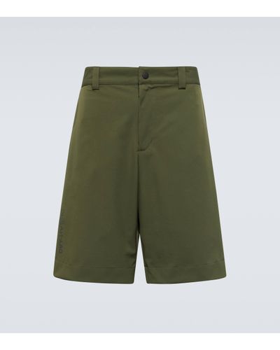 3 MONCLER GRENOBLE Day-namic Shorts - Green
