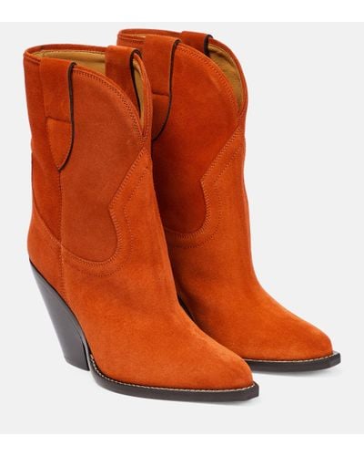 Orange Boots for Women | Lyst