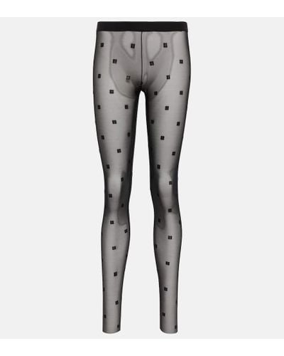 Givenchy Leggings 4G aus Jacquard - Grau