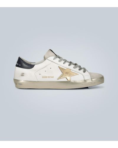 Golden Goose Sneakers Superstar aus Leder - Mettallic