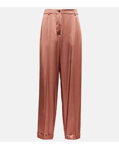 Tom Ford High-rise Straight Pants - Red
