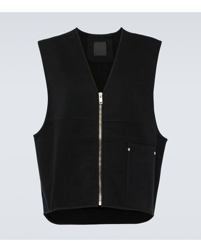 Givenchy Fleece Vest - Black