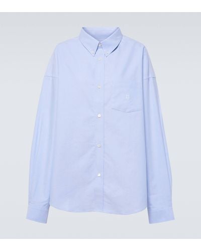 Givenchy Chemise en coton - Bleu