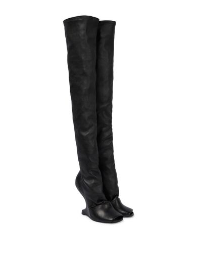Rick Owens Over-the-knee boots for Women Online Sale up to 76% off | Lyst