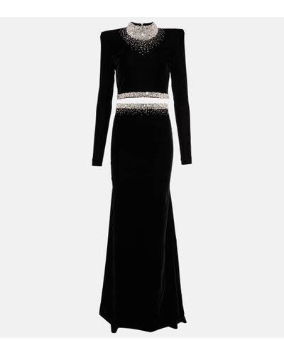 Miss Sohee Crystal-embellished Gown - Black