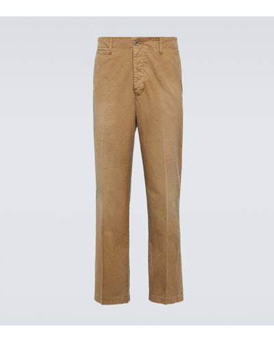 Visvim Field Cotton Canvas Straight Trousers - Natural