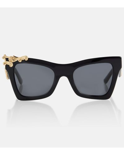 Dolce & Gabbana Eckige Sonnenbrille - Blau