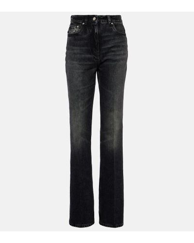 Ferragamo High-Rise Flared Jeans - Blau