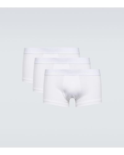 Giorgio Armani Set Of 3 Boxer Briefs - White