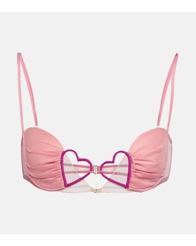 Nensi Dojaka Embellished Bustier - Pink