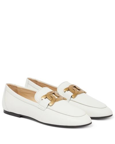 Tod's Flat Shoes White