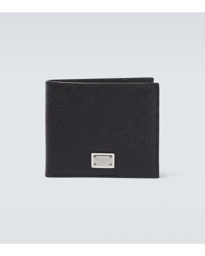 Dolce & Gabbana Portemonnaie aus Leder - Schwarz